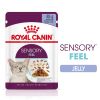 Royal Canin Sensory Feel - zselés nedves táp felnőtt macskák részére 12 x  85 g