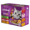 Whiskas alutasak 12 pack eledel macskák részére a séf ajánlata ízesítéssel 12x85 g 12 x  85 g