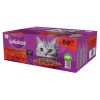 Whiskas klasszikus tasakos eledel válogatás felnőtt macskák számára 80 x  85 g