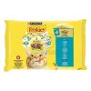 Friskies nedves macskaeledel szószban - lazaccal, tonhallal, szardíniával, tőkehallal 4 x  85 g