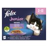 Purina Felix Fantastic Junior vegyes válogatás aszpikban - nedves macskaeledel 12 x  85 g