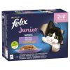 Purina Felix Fantastic Junior vegyes válogatás aszpikban - nedves macskaeledel 12 x  85 g