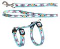 Flamingo egérmintás hám és póráz macskáknak  15-25 cm/20-35 cm