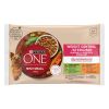 Purina ONE MINI Weight Control/Steril nedves kutyaeledel pulykával és csirkével 4 x  85 g