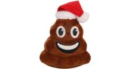 Flamingo karácsonyi plüssjáték kutyáknak - kaki emoji  1 db