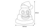 Flamingo karácsonyi plüssjáték kutyáknak - kaki emoji  1 db