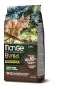 Monge BWild Grain Free száraztáp nagytestű macskáknak - bölény, burgonya, lencse  1.5 kg