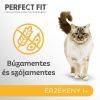 Perfect Fit Sensitive 1+ macskaeledel csirkével és lazaccal érzékeny gyomrú macskáknak 4 x  85 g