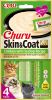 Inaba Cat Churu Skin&Coat - csirke-fésűkagyló 4 x  14 g