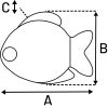 Flamingo Lick Pad hal   1 db