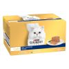 Gourmet Gold Pástétom Mousse Mix - csirke, pulyka, tonhal, nyúl 48 x  85 g