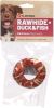 Flamingo Rawhide Ring + duck & fish - nyersbőr + kacsa és hal  90 g
