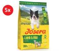 Josera Adult Lamb & Rice - gluténmentes szárazeledel kutyák számára 5 x  900 g