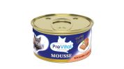 PreVital Mousse Salmon - pástétom lazaccal felnőtt macskák számára  85 g