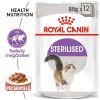 Royal Canin Sterilised Gravy - ivartalanított felnőtt macska szószos nedves táp 12 x  85 g